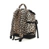 animal print nylon backpack