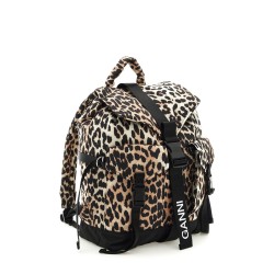 animal print nylon backpack