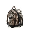 animal print nylon backpack