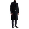 single-breasted cashmere coat