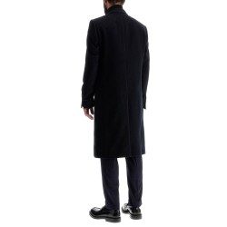 single-breasted cashmere coat