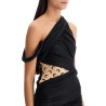 draped jersey dress with