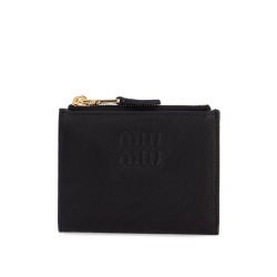 nappa leather bi-fold wallet