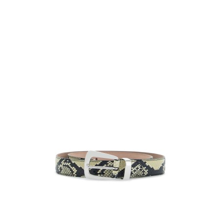 python-printed benny belt