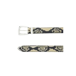 python-printed benny belt