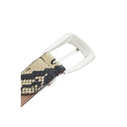 python-printed benny belt