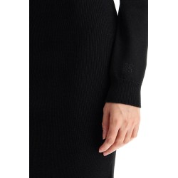 midi wool and cashmere dress