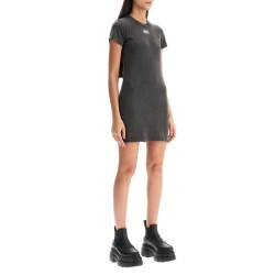 'mini dress with embossed logo