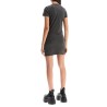 'mini dress with embossed logo