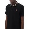 taylor fit polo shirt with greca collar