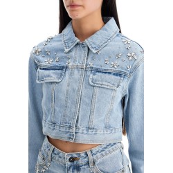 cropped denim jacket for women