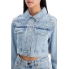 cropped denim jacket for women