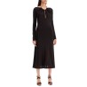 "jersey dress with pearl embell