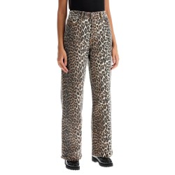 leopard print izey jeans