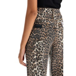 leopard print izey jeans