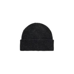 beanie hat with logo label