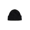 'beanie hat with logo label