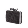 crystal box clutch pur