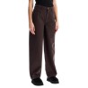 wide leg five-pocket pants with a relaxed