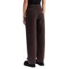 wide leg five-pocket pants with a relaxed