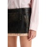 vintage leather mini skirt