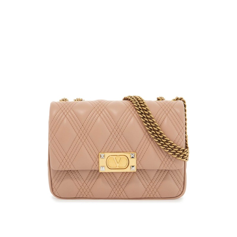 quilted shoulder bag with