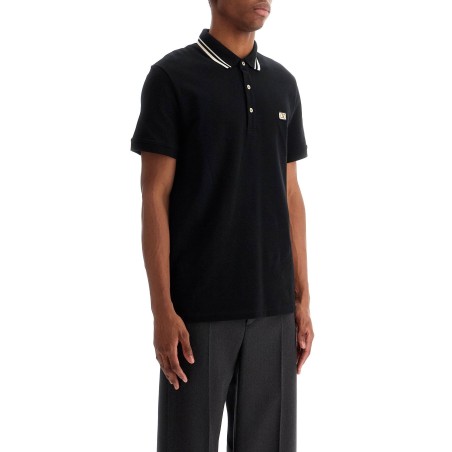 Regular Fit Polo Shirt With Vlogo Patch