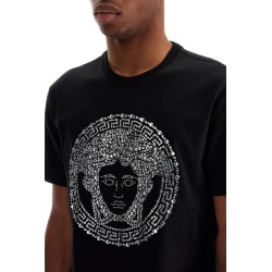 medusa crystal embellished t