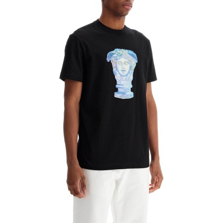 "medusa gallery embroidered t-shirt