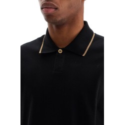 cotton piqué polo shirt