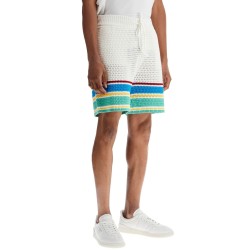 crocheted bermuda shorts