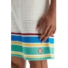 crocheted bermuda shorts