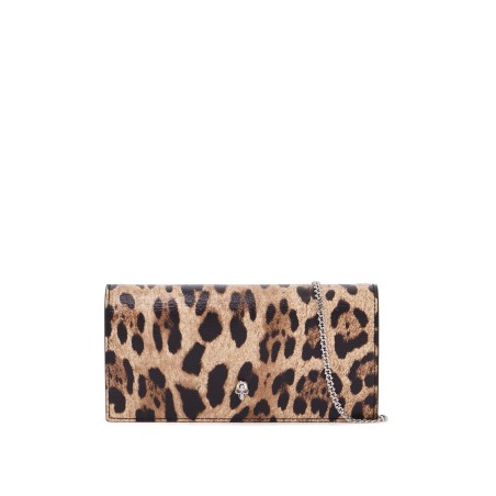 mini animal print eco-leather crossbody bag