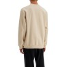 'round neck sweatshirt with gros grain