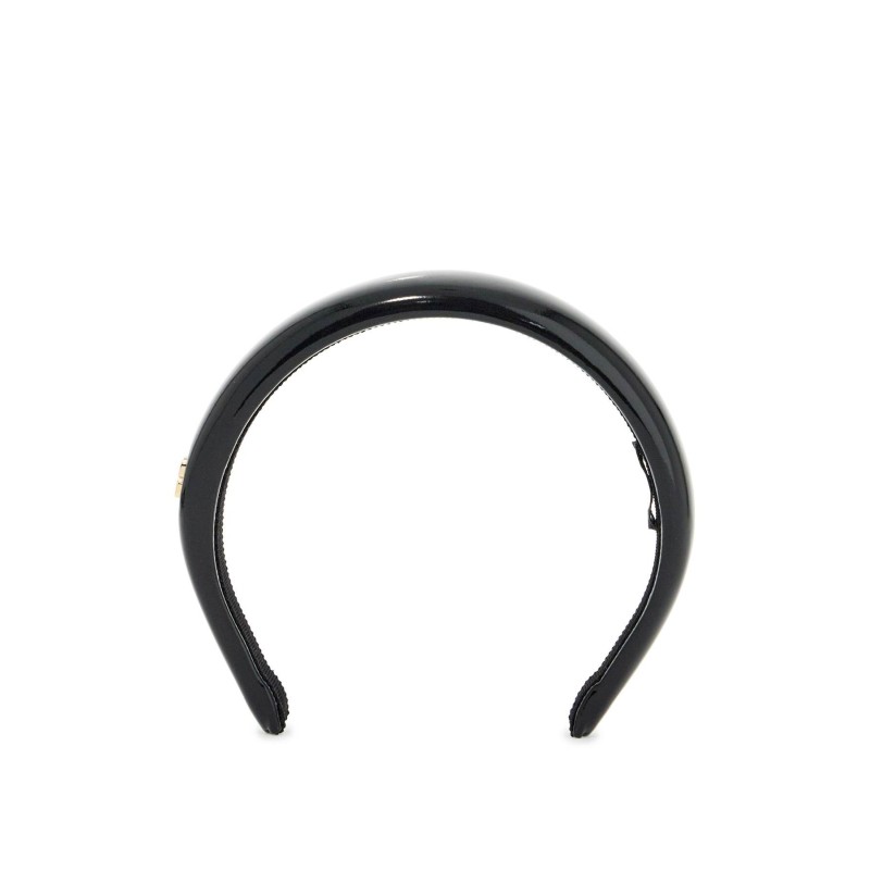 patent leather hairband