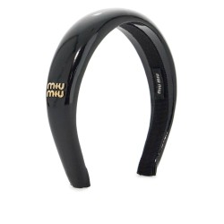 patent leather hairband