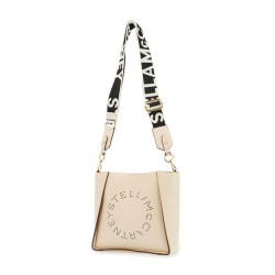 crossbody bag with perforated stella logo