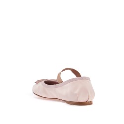 satin ballet flats for