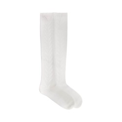 perforated cotton socks for