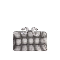 crystal box clutch pur