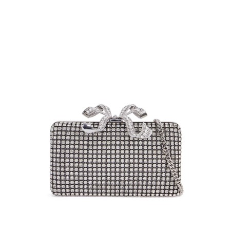 crystal box clutch pur