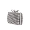 crystal box clutch pur