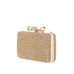 crystal box clutch pur