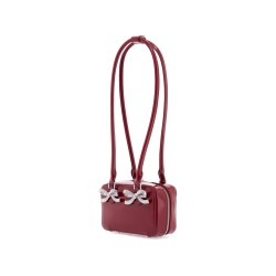 'diamond-studded bauletto bag