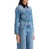 cropped denim jacket for women