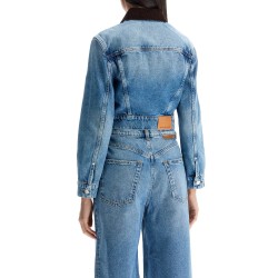 cropped denim jacket for women