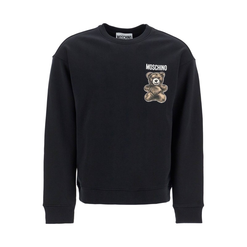 moschino teddy bear crewneck