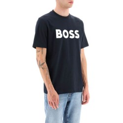 tiburt 354 logo print t-shirt