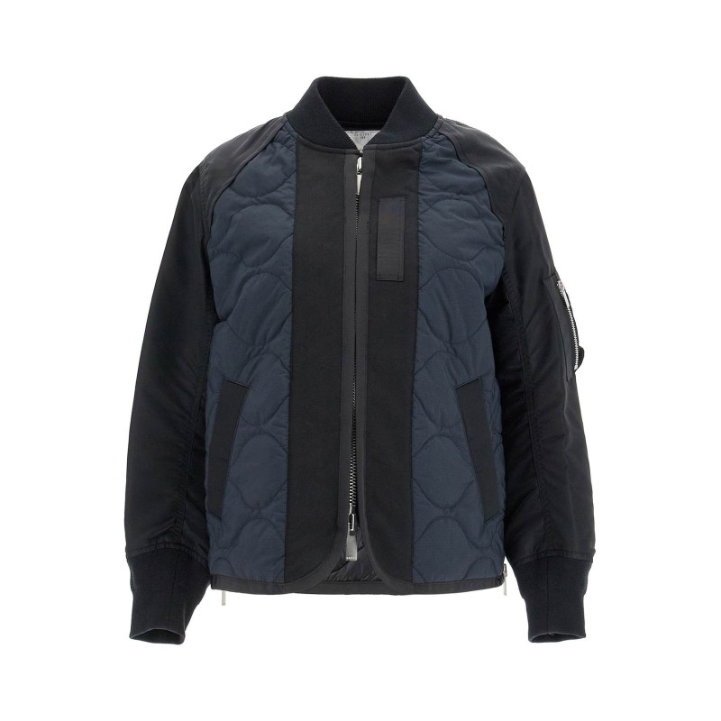 hybrid nylon and ripstop jacket