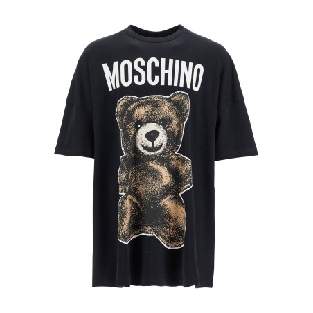 moschino teddy bear print maxi t